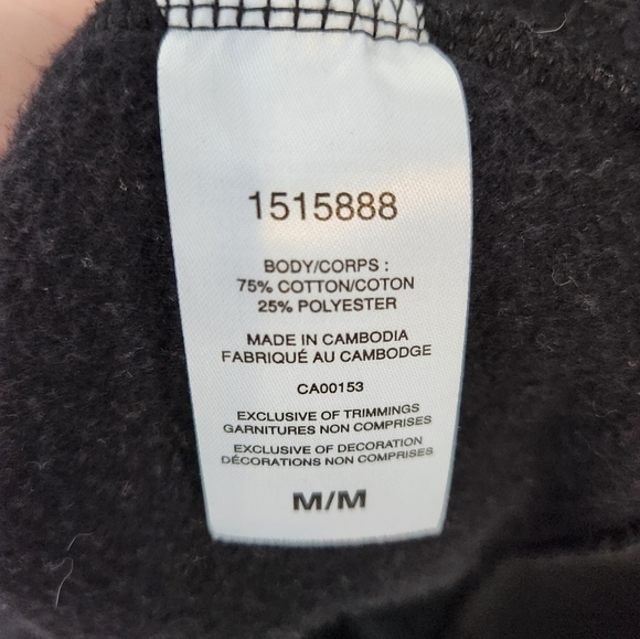 Champion Black Hoodie, Size Medium - Picture 5 of 7